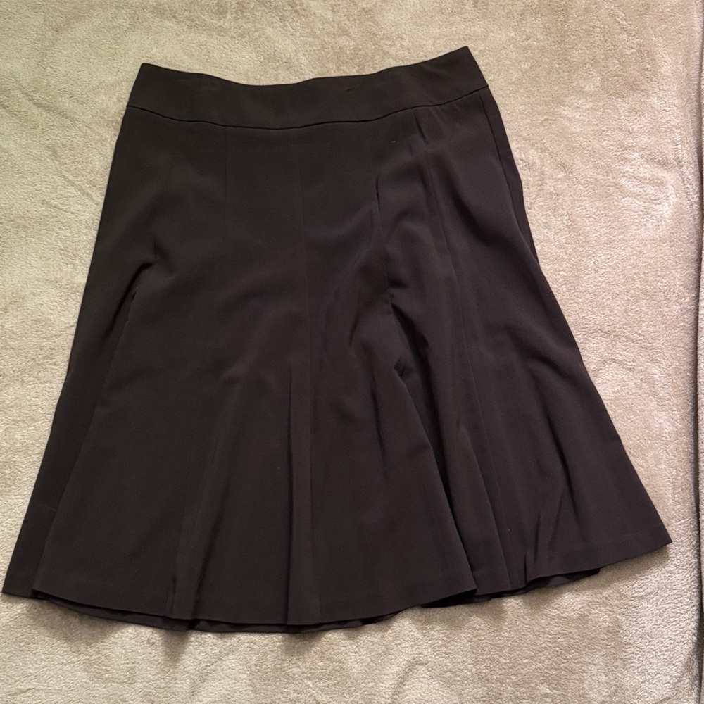 Size 10 - dressbarn Elegant chocolate brown A-Line Skirt